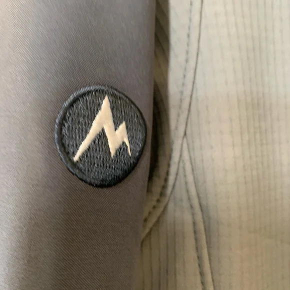 MARMOT Gore Windstopper Full Zip Up Lined Windbreaker Jacket Men's Sz XXL Gray. - Picture 4 of 9